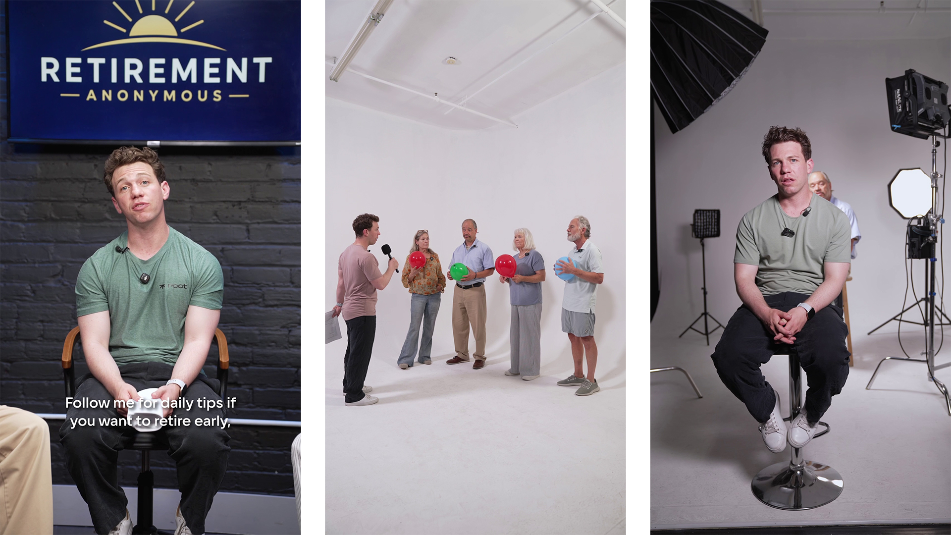 130 Reels shot in one studio day for financial planner Ari Taublieb