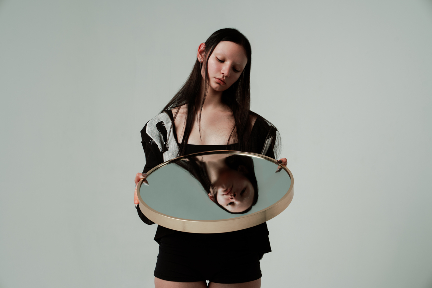 Reflections mirror editorial concept shoot — Ivan Rakov Studio
