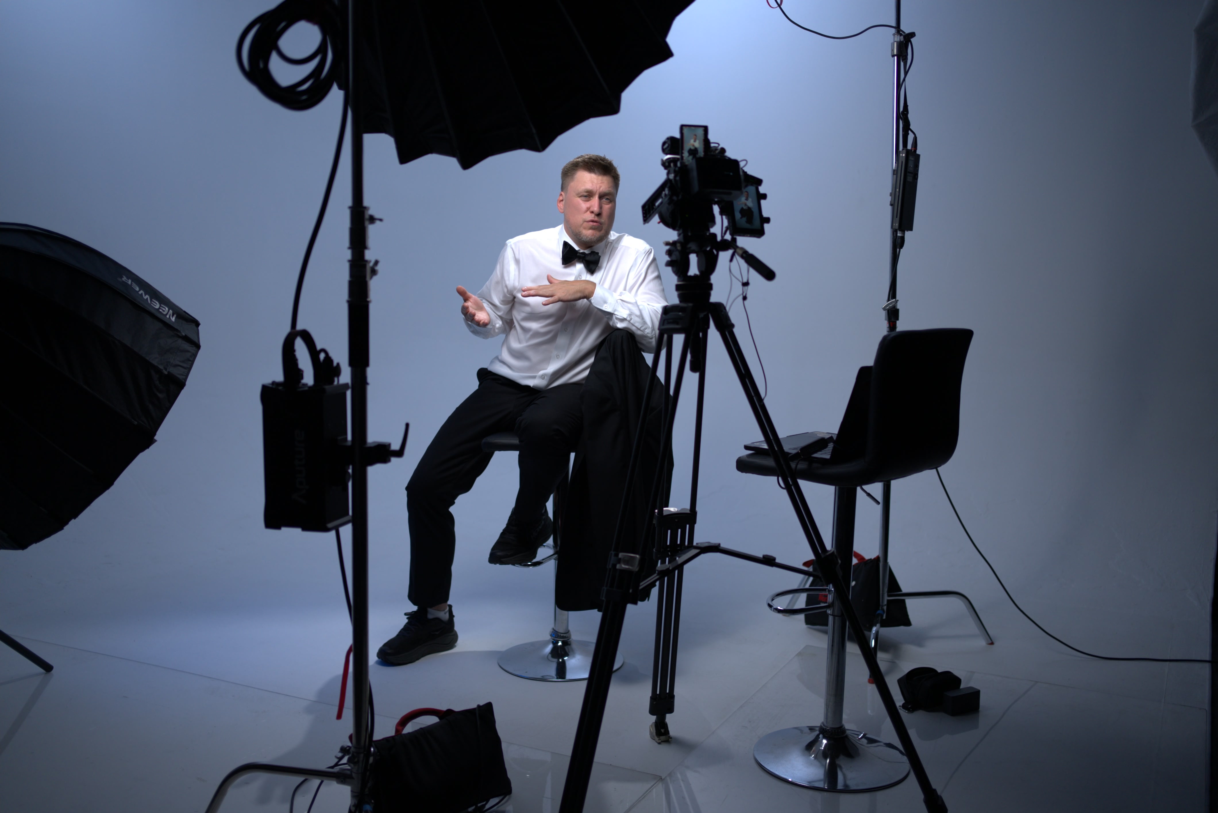 Photo and Reels content day with comedian Sasha Nezlobin — Ivan Rakov Studio