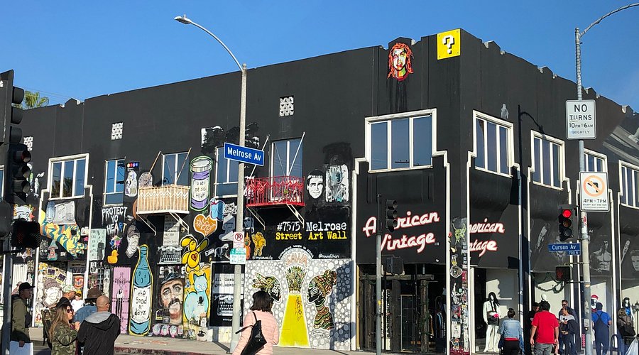 Melrose Avenue storefronts, Los Angeles