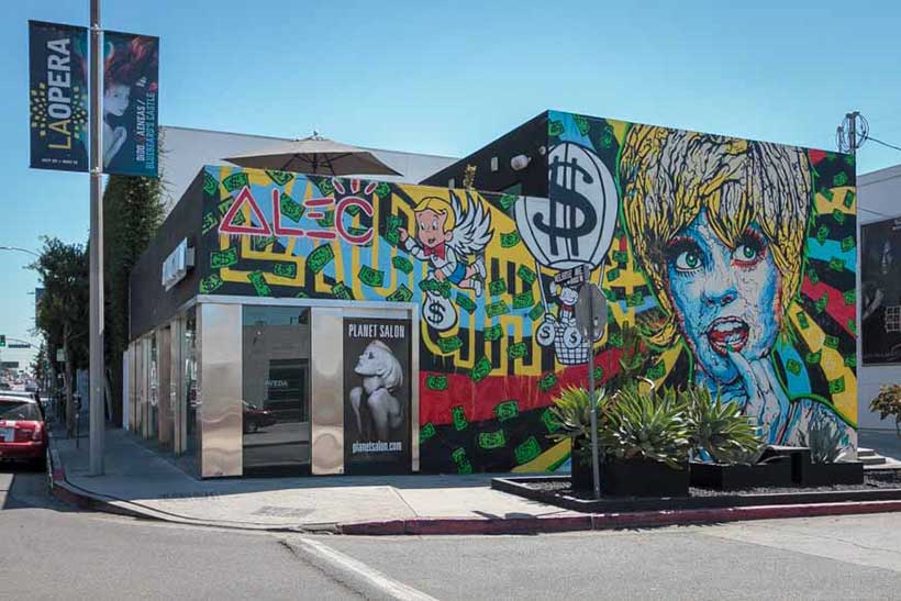 Melrose Avenue mural, Los Angeles