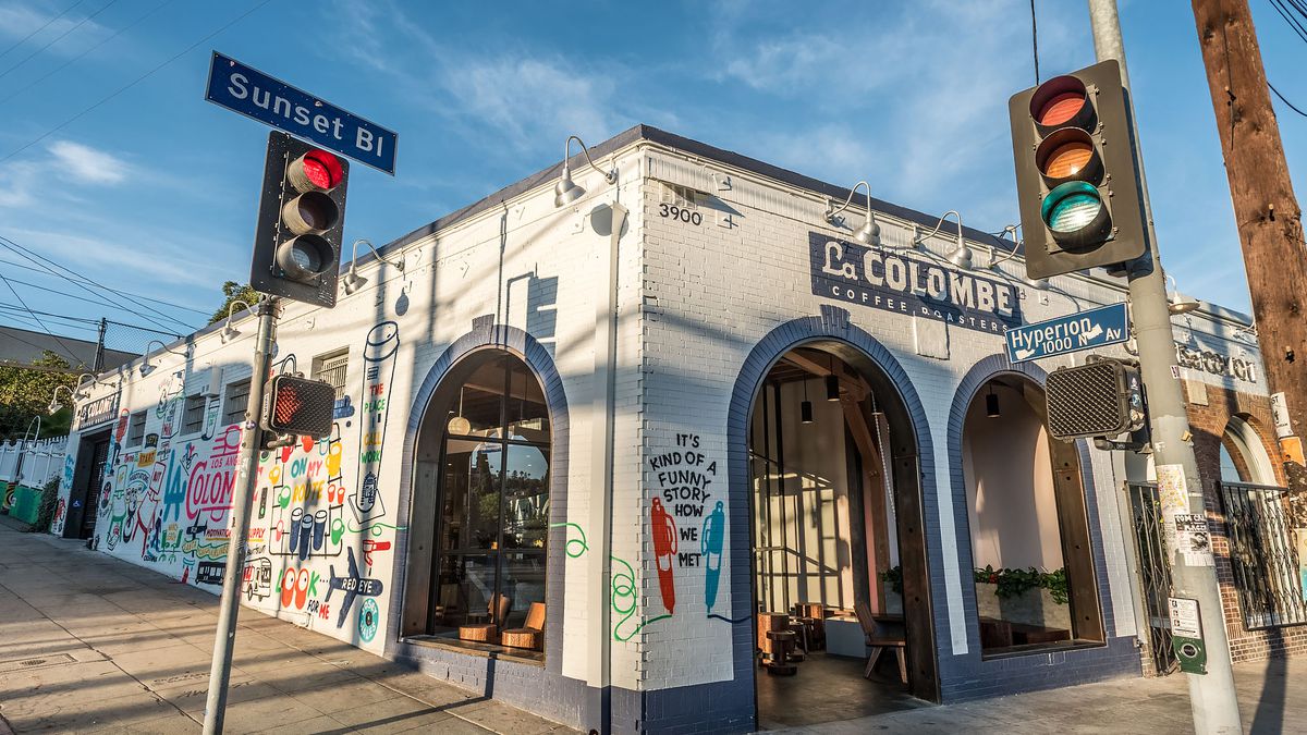 Silver Lake storefronts, Los Angeles