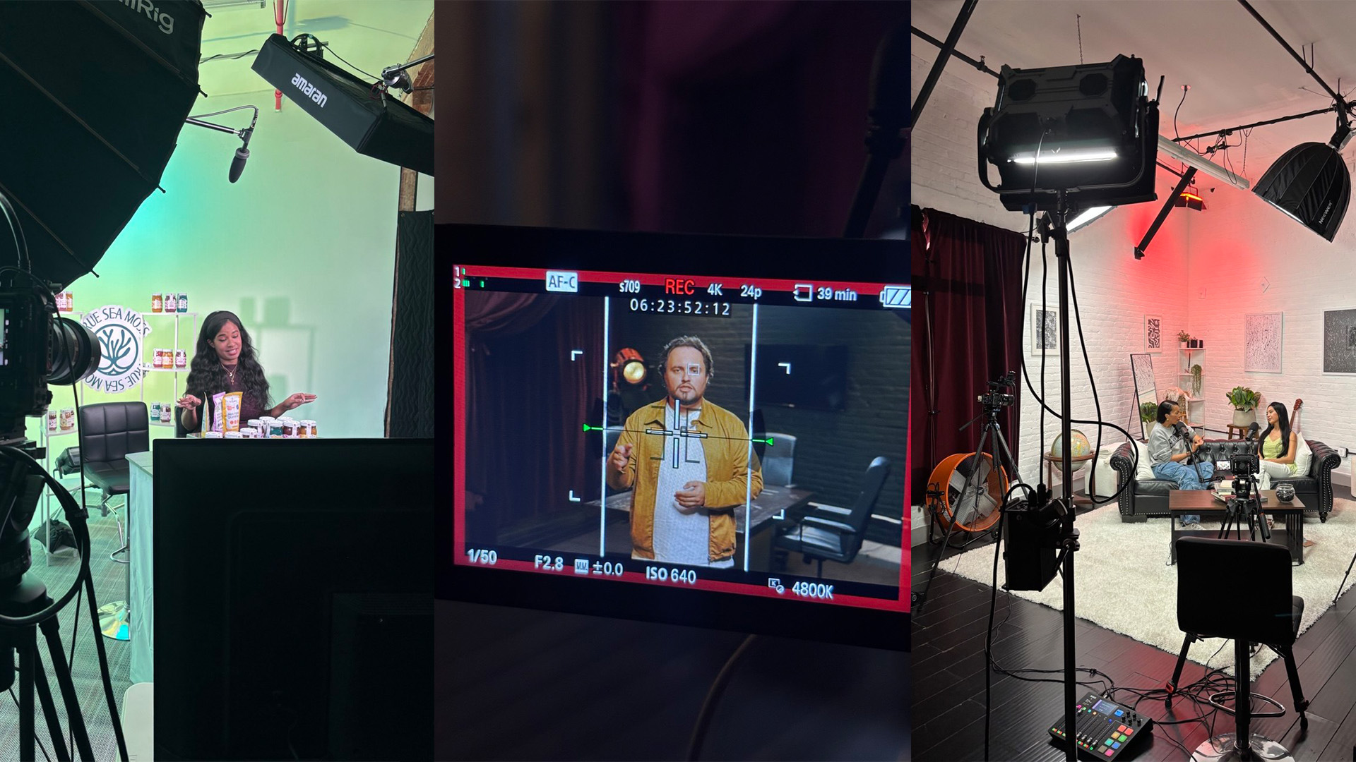 8-hour content shoot day at Ivan Rakov Studio
