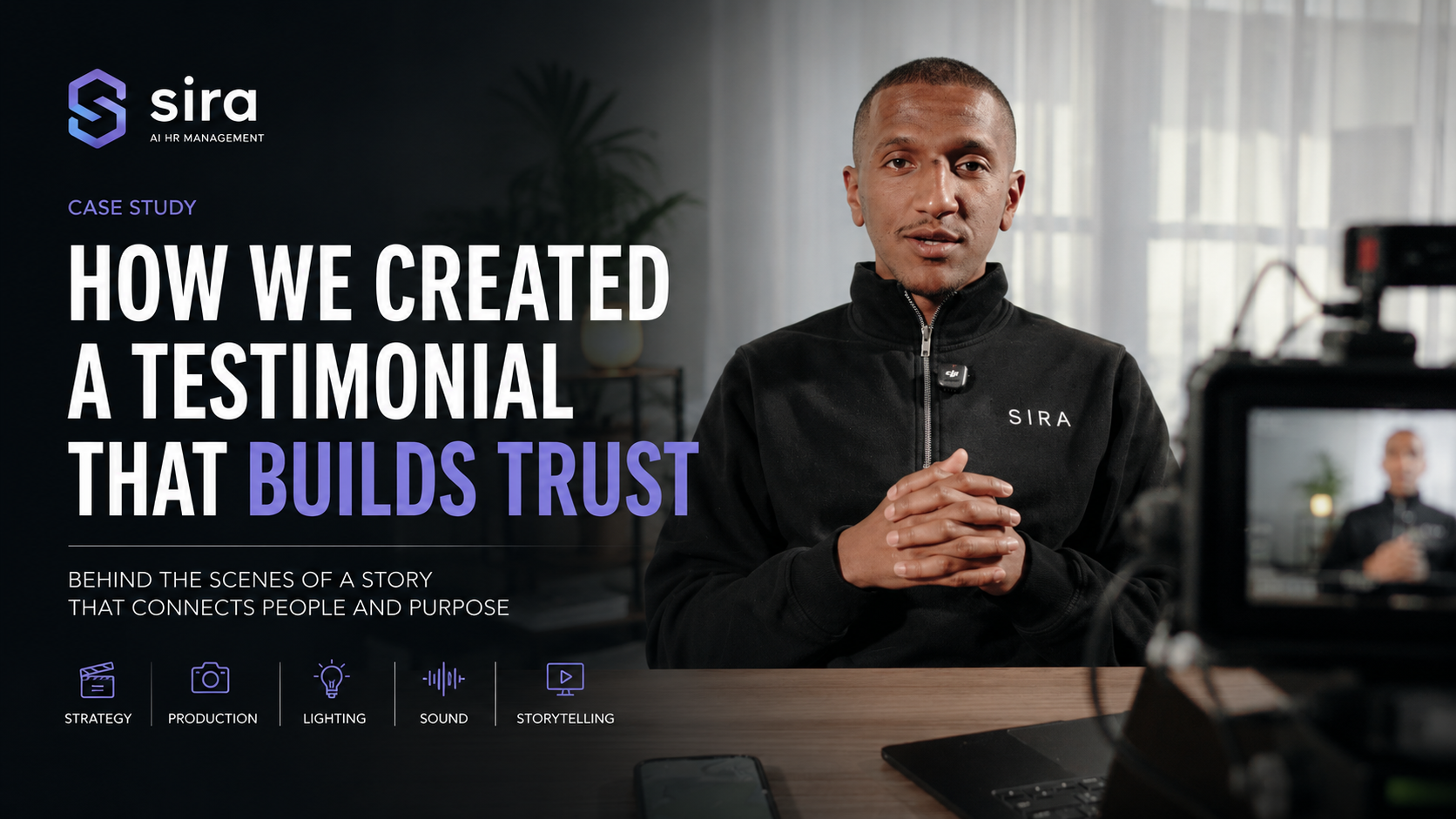 Testimonial video production for businesses